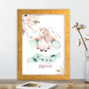 AC7274943882 Multicolor Decorative Framed MDF Painting