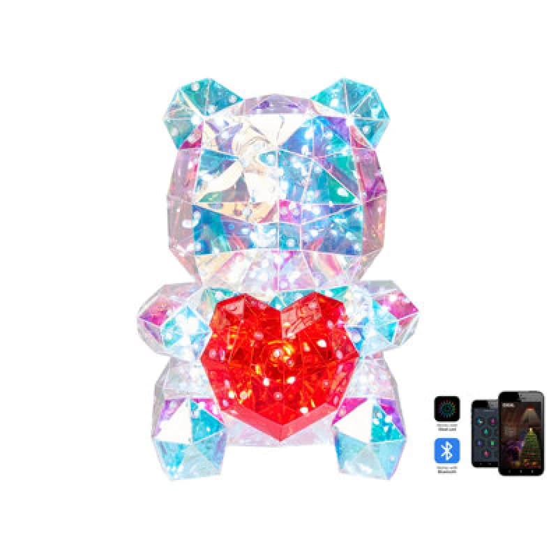 Beliani LED Decoration Teddy Bear Rigel With App Multicolour