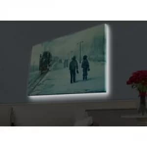 4570HDACT-040 Multicolor Decorative LED Lighted Canvas Painting