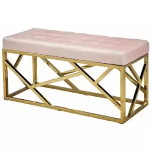 Renata Bench Pink