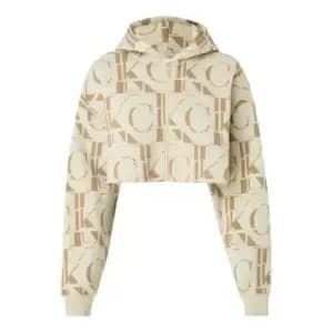 Calvin Klein Jeans Ck All Over Print Zip-Through - Green