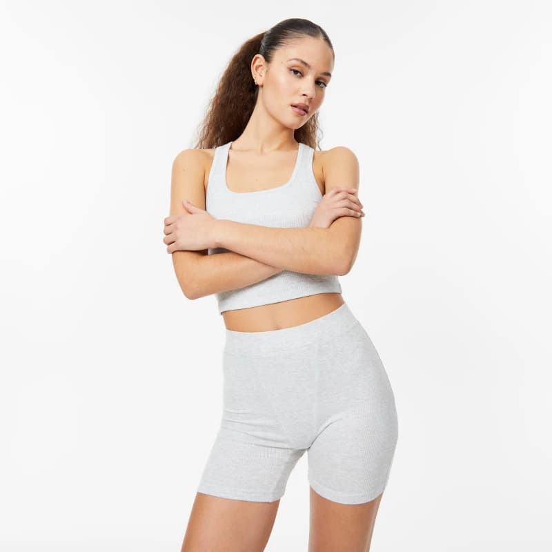 Jack Wills Jersey Rib Sleep Short - Grey Grey 6