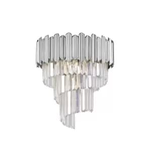 Gladius Ceiling Light, Chrome, 5x E14