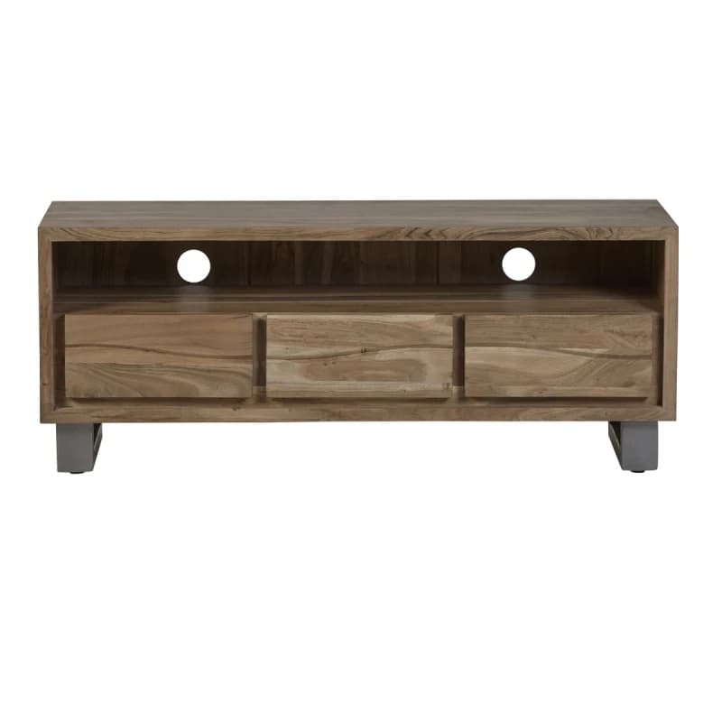 Indian Hub Baltic Live Edge Media Unit