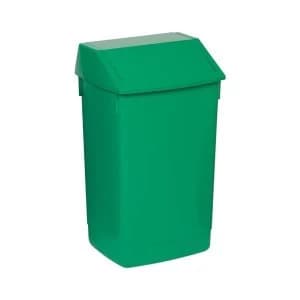 Flip Top Bin 60 Litre Composite Plastic Green