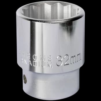 Sealey 3/4" Drive Bi Hexagon WallDrive Socket Metric 3/4" 32mm