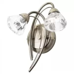 Bhs Marianne Wall Light Antique Brass