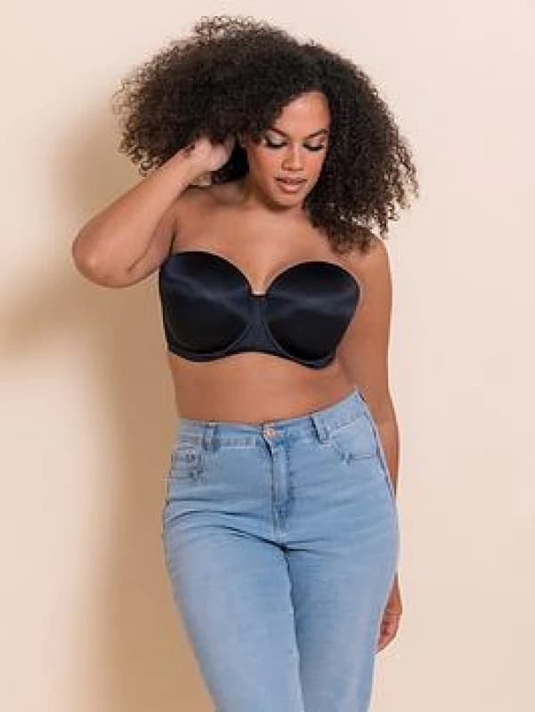 Curvy Kate Smoothie Strapless Bra Black