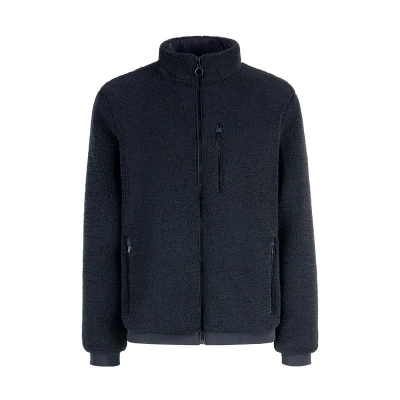 Geox Zipped Fur Sweater Geox Bleu Male S