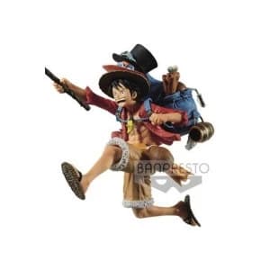 Monkey D. Luffy (One Piece) Three Brothers PVC Statue
