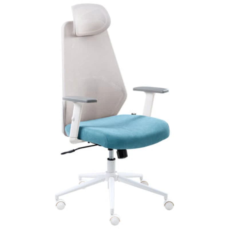 Beliani Office Chair Oryn Teal