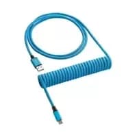 CableMod Classic Coiled Keyboard Cable USB A to USB Type C 150cm - Spectrum Blue