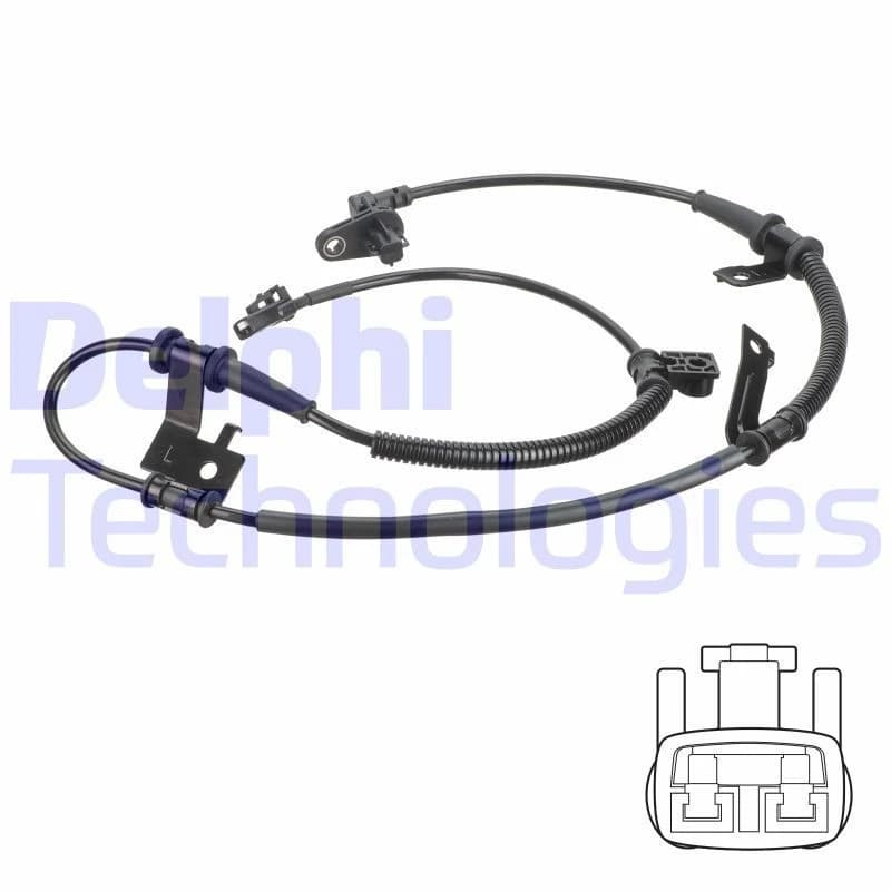 DELPHI SS20535 ABS Sensor Sensor,wheel speed (412)