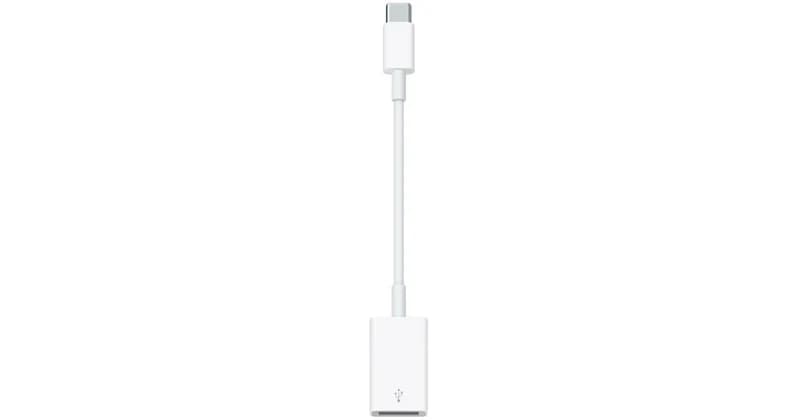 Apple - USB adapter - 24 pin USB-C (M) to USB Type A (F) - Thunderbolt 3 MW5L3ZM/A