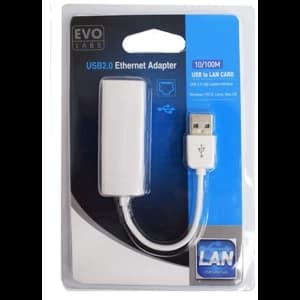 Evo Labs 10/100 USB 2.0 to Ethernet Adapter