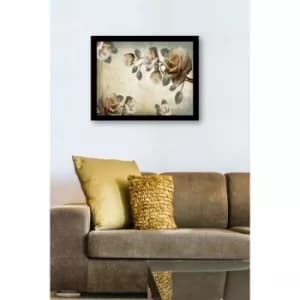 SC0373 Multicolor Decorative Framed MDF Painting