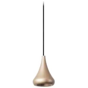 Cherry pendant, PPMA, painted gold