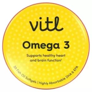 Vitl Omega-3 Softgels, One Size