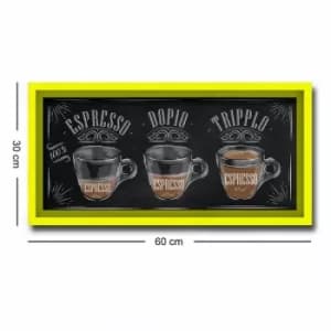 3060AHS-009 Multicolor Decorative Framed MDF Painting