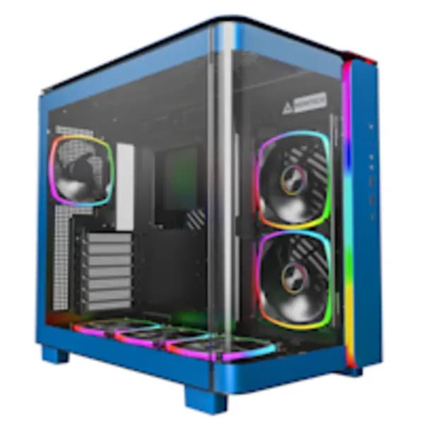 Montech KING 95 PRO Midi-Tower, Tempered Glass, ARGB - Blue