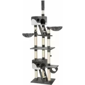 Cat tree scratching post Hansi - cat scratching post, cat tower, scratching post - grey/white
