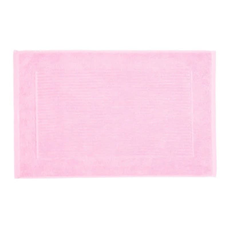Homescapes Imperial Plain Cotton Bath Mat Pink