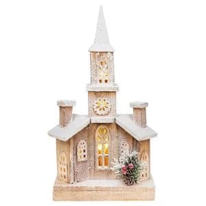 Cosy Xmas Church & Chimney