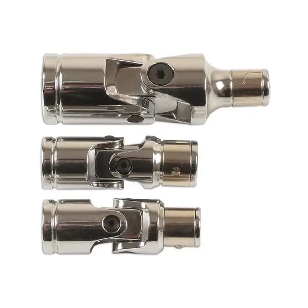 LASER TOOLS Universal Joint Bit Adaptor Set 3pc 7255 - Laser Tools 5018341072551