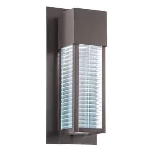 1 Light Outdoor Wall Lantern Bronze IP44, GU10