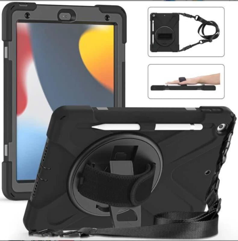MAXCases Shield Case for iPad 7/8/9th Gen (10.2in) with Hand strap sho
