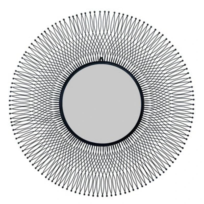 Hill Interiors Rio Black Large Wire Mirror