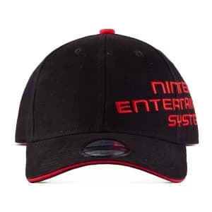 Nintendo - NES Logo Baseball Cap - Black