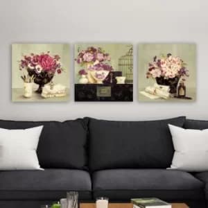 drprc5003 Multicolor Decorative Canvas Painting (3 Pieces)