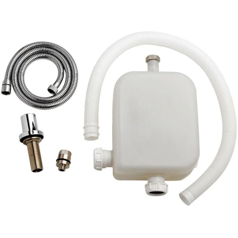 NUIE Nuie - Deck Mounted Shower Kit with Hose - Chrome EA383