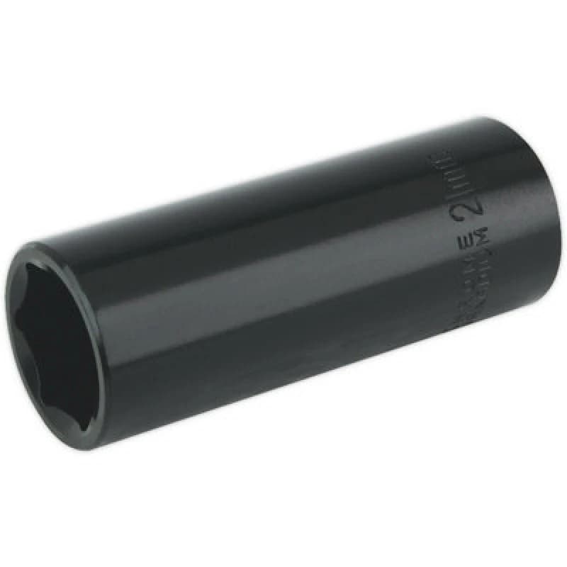 Loops 21mm Forged Deep Impact Socket - 1/2 Inch Sq Drive Chrome Vanadium Wrench Socket Multi