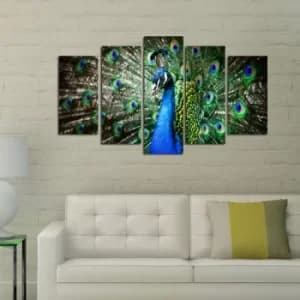 5PMDF-16 Multicolor Decorative MDF Painting (5 Pieces)