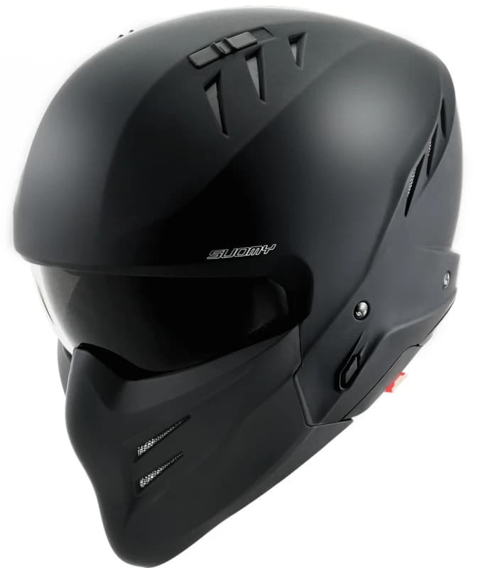 Suomy Armor Plain Jet Helmet, black, Size L for Men