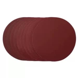 Draper Sanding Discs, 180mm, Hook & Loop, Assorted Grit, (Pack of 10)