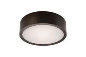 Round Cylindrical Ceiling Light Wenge, 1x E27