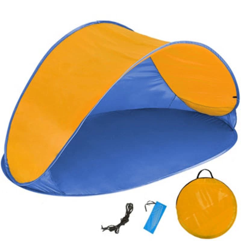 Tectake Beach Tent Jasmin - Blue/orange