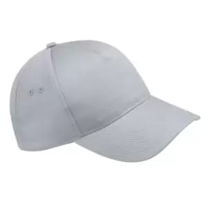 Beechfield Ultimate 5 Panel Cap (One Size) (Light Grey)