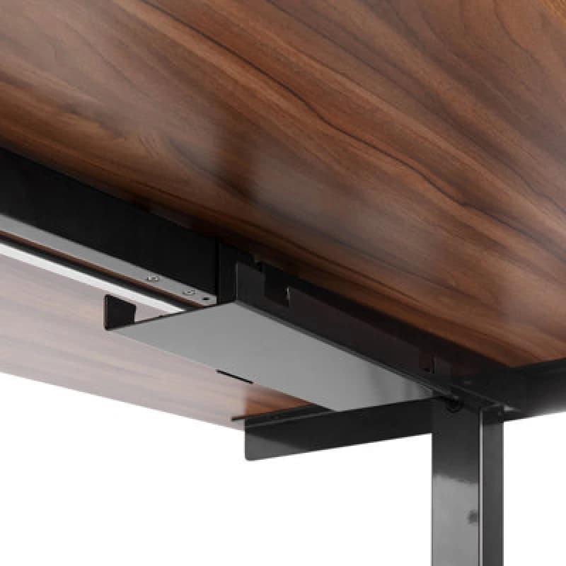 Beliani Cable Tray For Manual Adjustable Desk Tracie Black