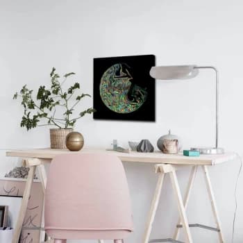 4545ABSC - 033 Multicolor Decorative Canvas Painting