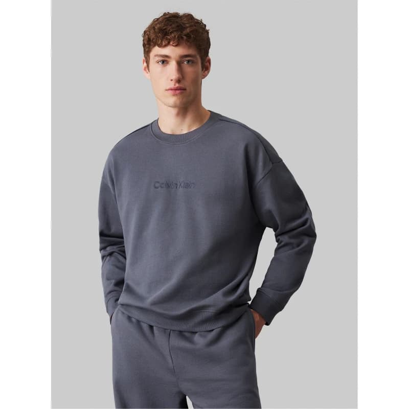 Calvin Klein Long-sleeved Sweatshirt - Blue Blue S