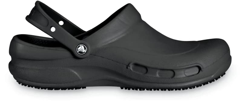 Crocs Unisex Bistro Slip Resistant Work Clogs Black W4/M3