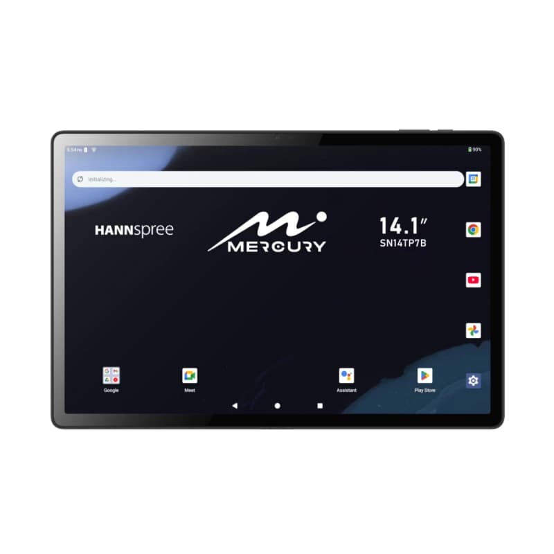 HANNspree Mercury 14.1" WUXGA IPS MediaTek MTK8786 6GB RAM 128GB Storage Android 15 Tablet SN14TP7B