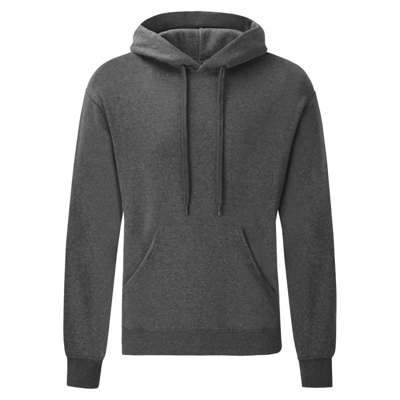 Fruit Of The Loom Classic Heather Hoodie Grey male