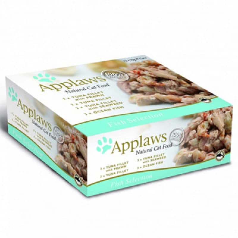 Applaws Cat Tin Multipack Fish Collection, 12 x 70g
