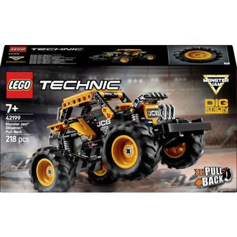 LEGO LEGO Technic Monster Jam DIGatron Pull-Back Truck Toy 42199