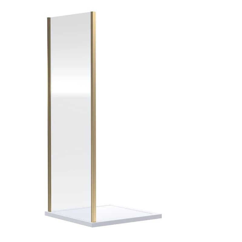 nuie Rene 1900 x 900mm Side Panel - Brown, Brown SMSP90BB-E6